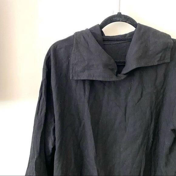 Cowlneck Tunic in Black Sz Medium - Picture 3 of 4